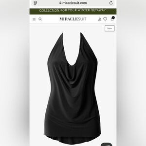 MiracleSuit / MagicSuit Sophie Tankini Halter Swim Top - Full Underwire Bra